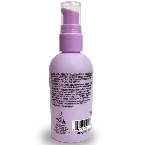 B-Luvd Anal Lubricant - 4 oz.