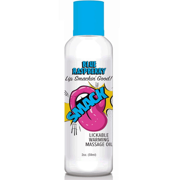 Little Genie Smack Blue Raspberry Warming & Lickable Massage Oil - 2 oz. - Extreme Toyz Singapore - https://extremetoyz.com.sg - Sex Toys and Lingerie Online Store - Bondage Gear / Vibrators / Electrosex Toys / Wireless Remote Control Vibes / Sexy Lingerie and Role Play / BDSM / Dungeon Furnitures / Dildos and Strap Ons &nbsp;/ Anal and Prostate Massagers / Anal Douche and Cleaning Aide / Delay Sprays and Gels / Lubricants and more...