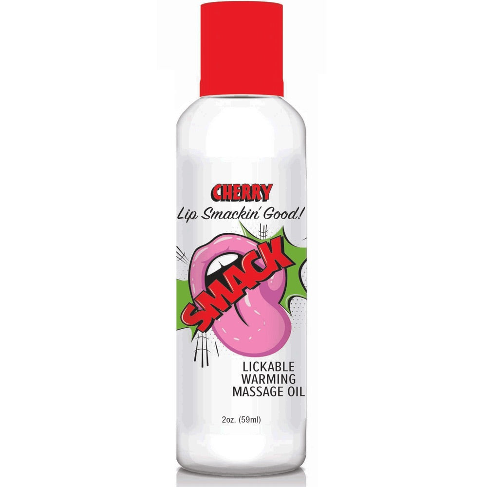 Little Genie Smack Cherry Warming & Lickable Massage Oil - 2 oz. - Extreme Toyz Singapore - https://extremetoyz.com.sg - Sex Toys and Lingerie Online Store - Bondage Gear / Vibrators / Electrosex Toys / Wireless Remote Control Vibes / Sexy Lingerie and Role Play / BDSM / Dungeon Furnitures / Dildos and Strap Ons &nbsp;/ Anal and Prostate Massagers / Anal Douche and Cleaning Aide / Delay Sprays and Gels / Lubricants and more...