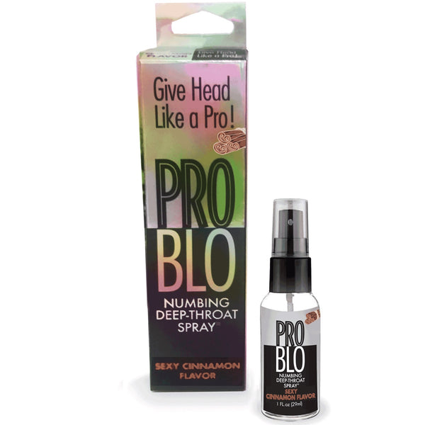 Pro Blo Sexy Cinnamon Numbing Deep-Throat Spray - 1 oz.