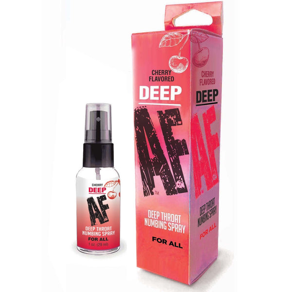 Little genie Deep AF Numbing Throat Spray - Cherry - Extreme Toyz Singapore - https://extremetoyz.com.sg - Sex Toys and Lingerie Online Store - Bondage Gear / Vibrators / Electrosex Toys / Wireless Remote Control Vibes / Sexy Lingerie and Role Play / BDSM / Dungeon Furnitures / Dildos and Strap Ons &nbsp;/ Anal and Prostate Massagers / Anal Douche and Cleaning Aide / Delay Sprays and Gels / Lubricants and more...