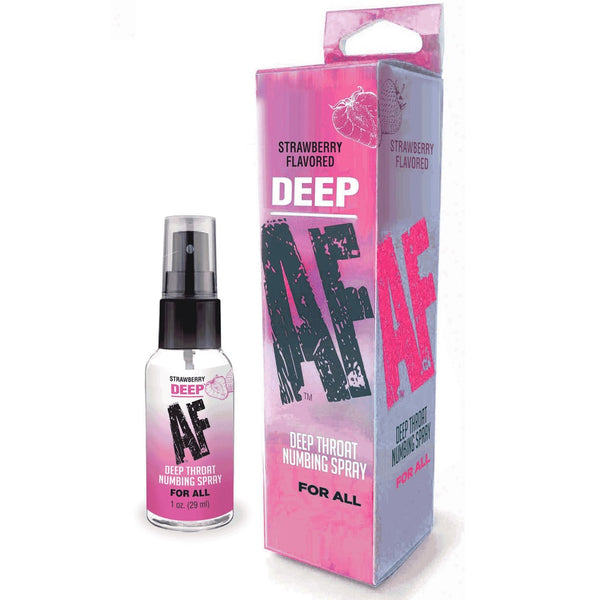 Little Genie Deep AF Numbing Throat Spray- Strawberry - Extreme Toyz Singapore - https://extremetoyz.com.sg - Sex Toys and Lingerie Online Store - Bondage Gear / Vibrators / Electrosex Toys / Wireless Remote Control Vibes / Sexy Lingerie and Role Play / BDSM / Dungeon Furnitures / Dildos and Strap Ons &nbsp;/ Anal and Prostate Massagers / Anal Douche and Cleaning Aide / Delay Sprays and Gels / Lubricants and more...