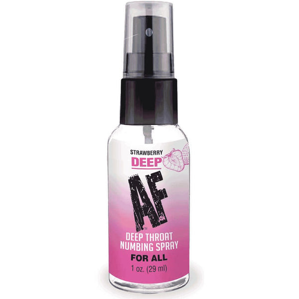 Little Genie Deep AF Numbing Throat Spray- Strawberry - Extreme Toyz Singapore - https://extremetoyz.com.sg - Sex Toys and Lingerie Online Store - Bondage Gear / Vibrators / Electrosex Toys / Wireless Remote Control Vibes / Sexy Lingerie and Role Play / BDSM / Dungeon Furnitures / Dildos and Strap Ons &nbsp;/ Anal and Prostate Massagers / Anal Douche and Cleaning Aide / Delay Sprays and Gels / Lubricants and more...