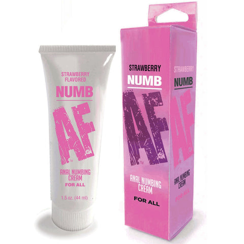 Numb AF Strawberry Anal Numbing Cream - 1.5 oz.