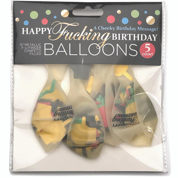 Little Genie Happy Fucking Birthday FU Finger Confetti Balloons - Extreme Toyz Singapore - https://extremetoyz.com.sg - Sex Toys and Lingerie Online Store - Bondage Gear / Vibrators / Electrosex Toys / Wireless Remote Control Vibes / Sexy Lingerie and Role Play / BDSM / Dungeon Furnitures / Dildos and Strap Ons &nbsp;/ Anal and Prostate Massagers / Anal Douche and Cleaning Aide / Delay Sprays and Gels / Lubricants and more...