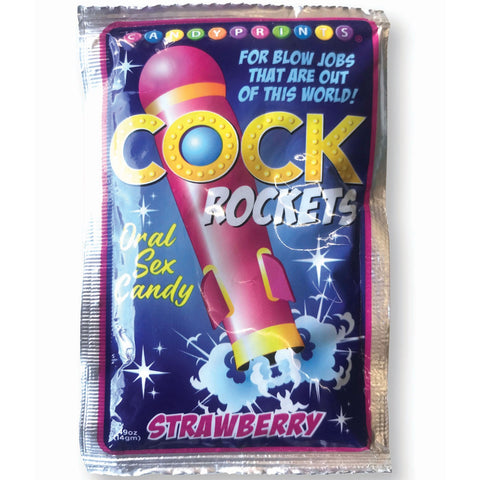 Cock Rockets Oral Sex Candy - Strawberry