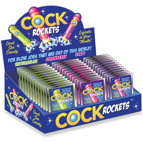 Cock Rockets Assorted Flavors Display Pack of 36