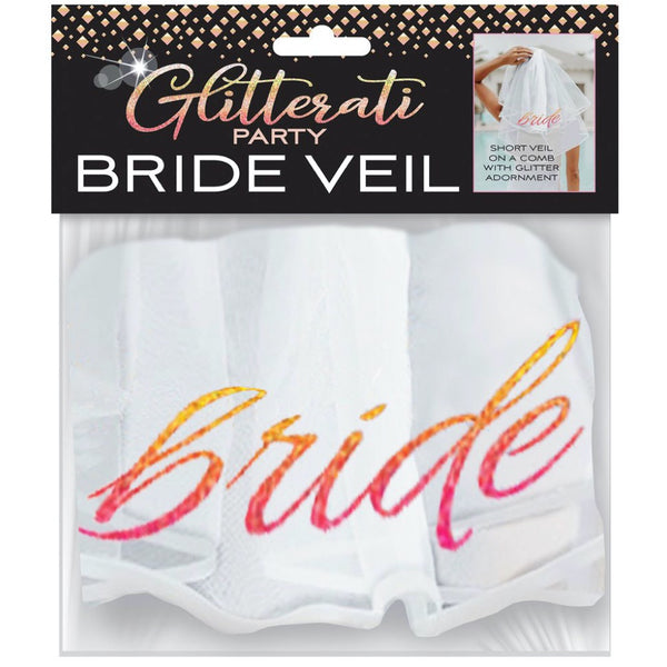 Little Genie Glitterati Bride Veil - xtreme Toyz Singapore - https://extremetoyz.com.sg - Sex Toys and Lingerie Online Store - Bondage Gear / Vibrators / Electrosex Toys / Wireless Remote Control Vibes / Sexy Lingerie and Role Play / BDSM / Dungeon Furnitures / Dildos and Strap Ons &nbsp;/ Anal and Prostate Massagers / Anal Douche and Cleaning Aide / Delay Sprays and Gels / Lubricants and more...