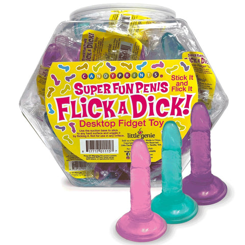 Little Genie Super Fun Penis Flick a Dick Desktop Fidget Toy - 24 Pack - Extreme Toyz Singapore - https://extremetoyz.com.sg - Sex Toys and Lingerie Online Store - Bondage Gear / Vibrators / Electrosex Toys / Wireless Remote Control Vibes / Sexy Lingerie and Role Play / BDSM / Dungeon Furnitures / Dildos and Strap Ons &nbsp;/ Anal and Prostate Massagers / Anal Douche and Cleaning Aide / Delay Sprays and Gels / Lubricants and more...