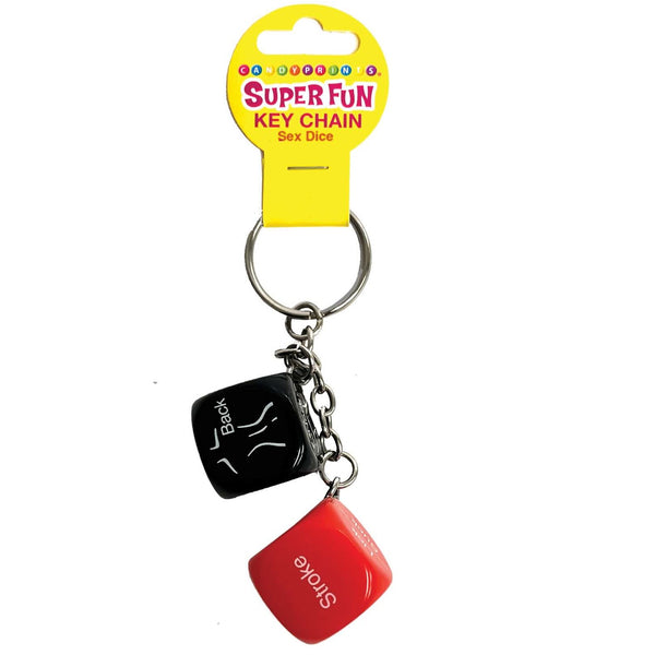 Super Fun Key Chain - Sex Dice