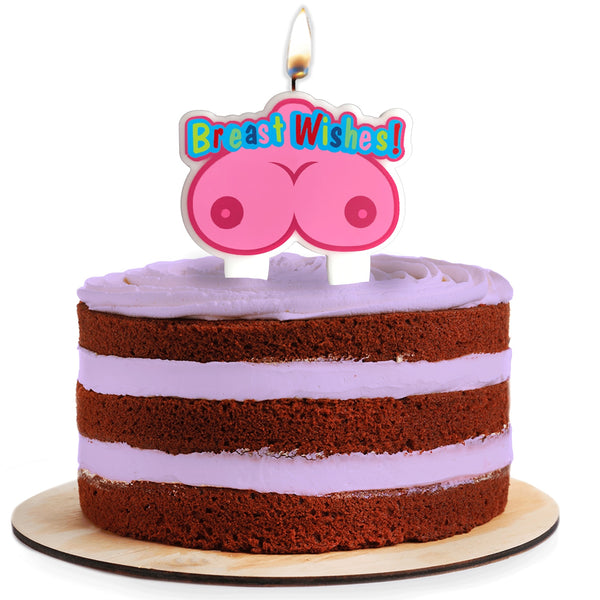 Breast Wishes Boobie Party Candle