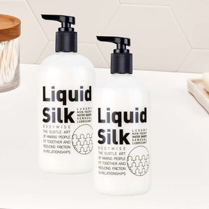 Bodywise Liquid Silk Luxury Water-Based Lubricant - Twin Pack - Extreme Toyz Singapore - https://extremetoyz.com.sg - Sex Toys and Lingerie Online Store - Bondage Gear / Vibrators / Electrosex Toys / Wireless Remote Control Vibes / Sexy Lingerie and Role Play / BDSM / Dungeon Furnitures / Dildos and Strap Ons  / Anal and Prostate Massagers / Anal Douche and Cleaning Aide / Delay Sprays and Gels / Lubricants and more...