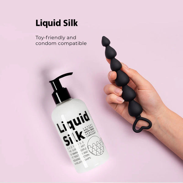 Liquid Silk 250ml Luxury Water-Based Lubricant - 3 Pack