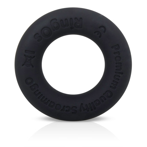 RingO Ritz Liquid Silicone Cock Ring - Black