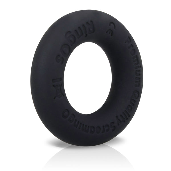 RingO Ritz Liquid Silicone Cock Ring - Black