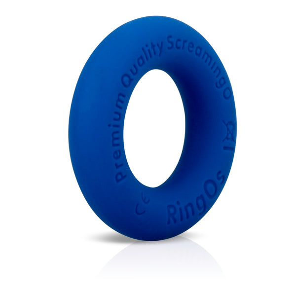 RingO Ritz Liquid Silicone Cock Ring - Blue