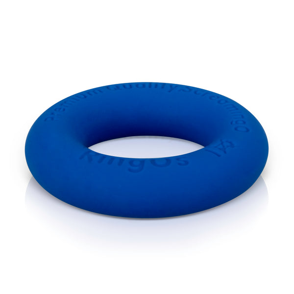 RingO Ritz Liquid Silicone Cock Ring - Blue