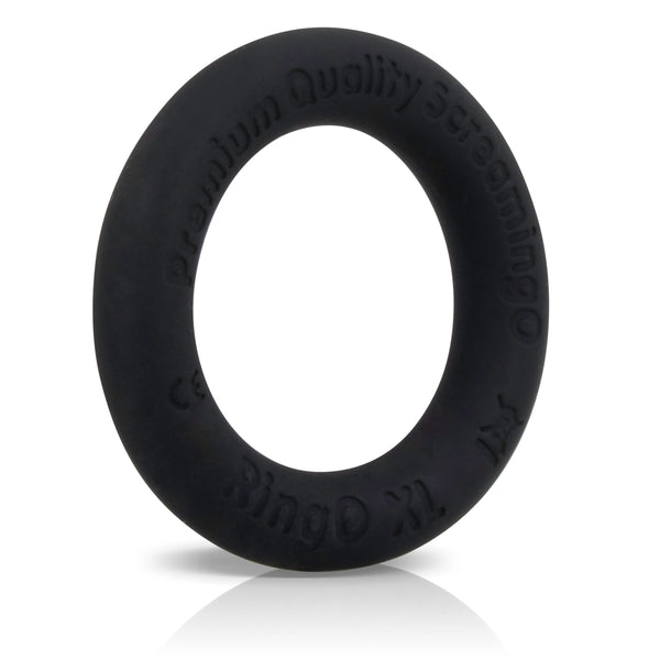RingO Ritz XL Liquid Silicone Cock Ring - Black