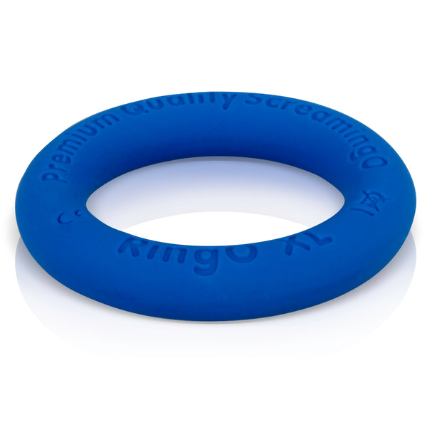 RingO Ritz XL Liquid Silicone Cock Ring - Blue