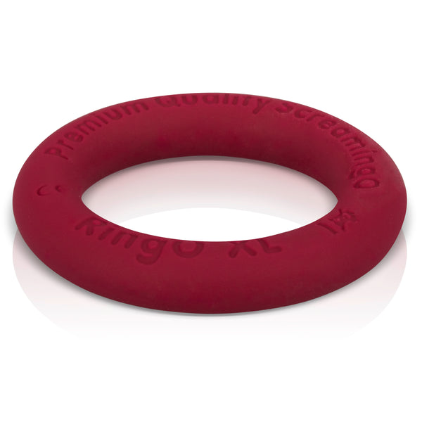 RingO Ritz XL Liquid Silicone Cock Ring - Red