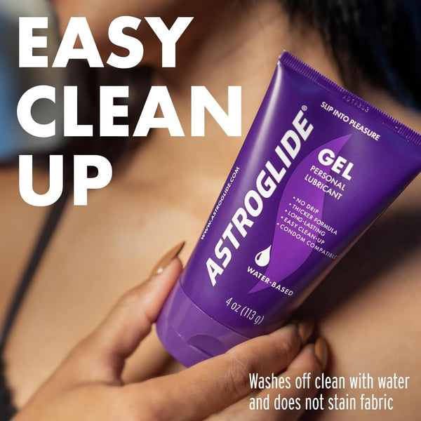 ASTROGLIDE Gel Water-Based Lubricant 4 oz. (113g) - Extreme Toyz Singapore - https://extremetoyz.com.sg - Sex Toys and Lingerie Online Store - Bondage Gear / Vibrators / Electrosex Toys / Wireless Remote Control Vibes / Sexy Lingerie and Role Play / BDSM / Dungeon Furnitures / Dildos and Strap Ons / Anal and Prostate Massagers / Anal Douche and Cleaning Aide / Delay Sprays and Gels / Lubricants and more...