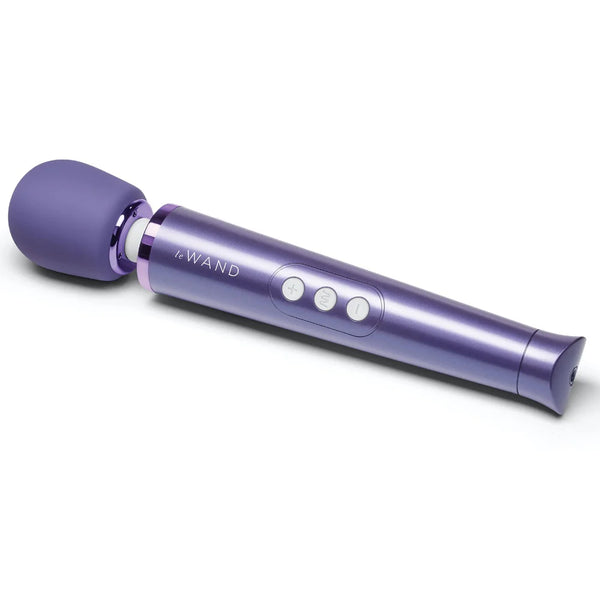 Petite Rechargeable Wand Massager - Violet