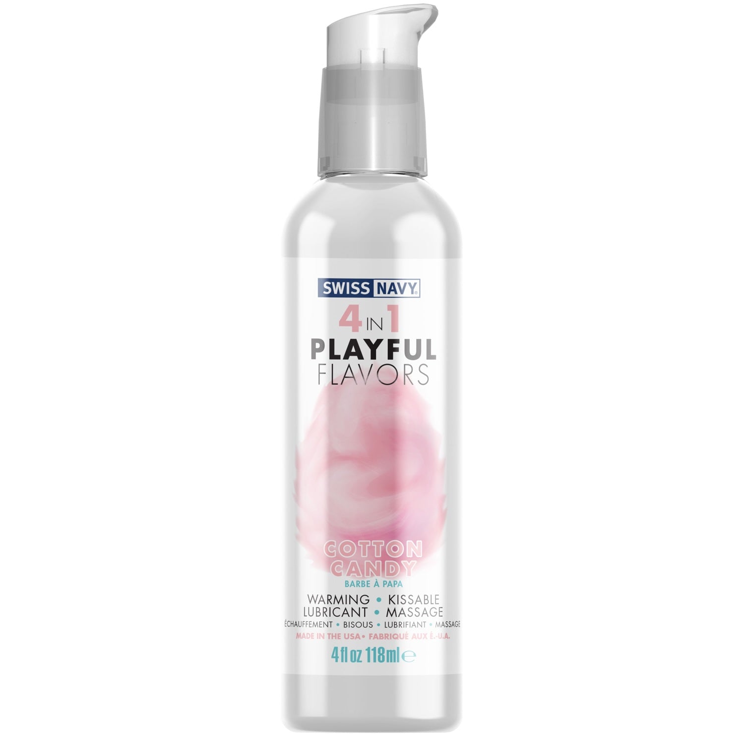 Playful Flavors 4-in-1 Cotton Candy Warming Kissable Glide - 118ml