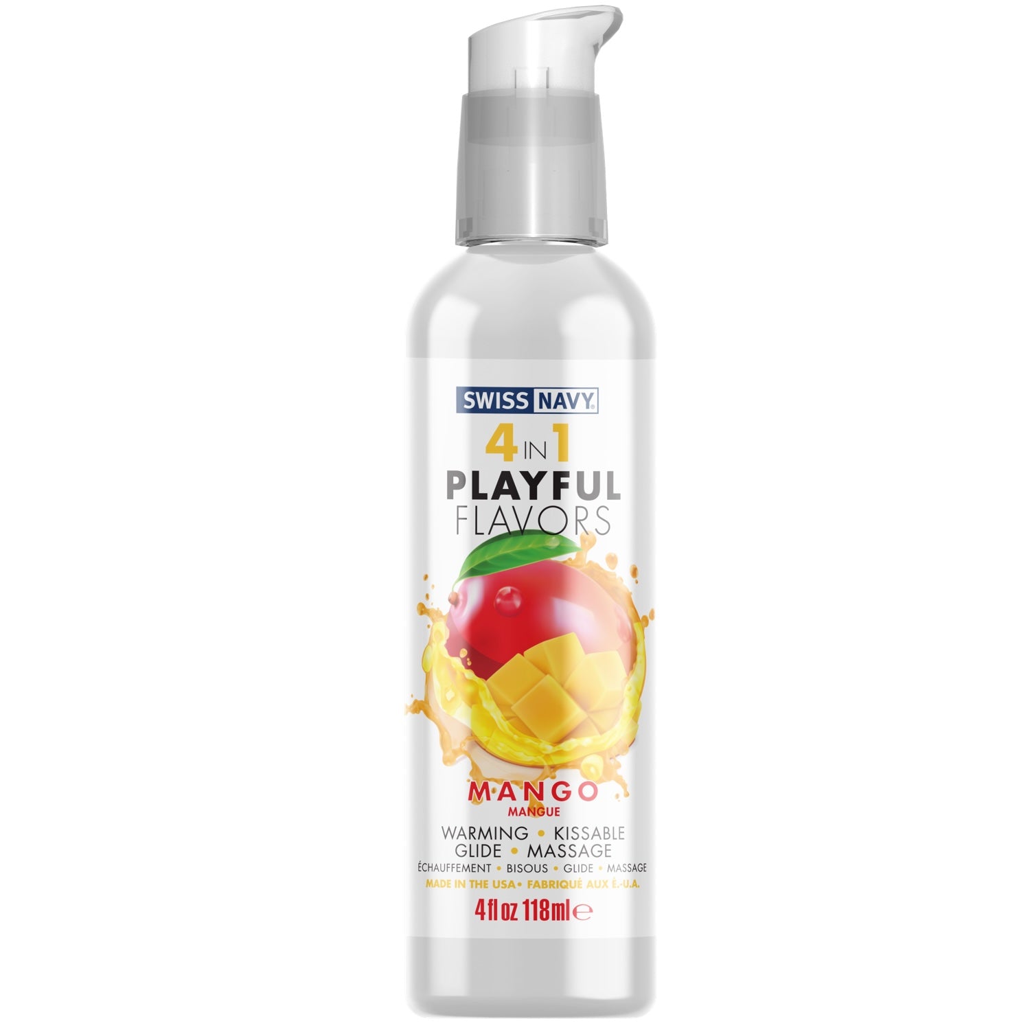 Playful Flavors 4-in-1 Mango Warming Kissable Glide - 118ml