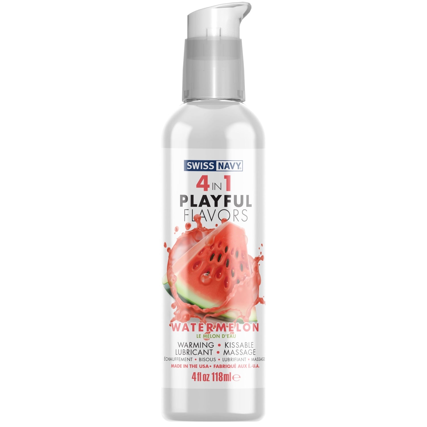 Playful Flavors 4-in-1 Watermelon Warming Kissable Glide - 118ml