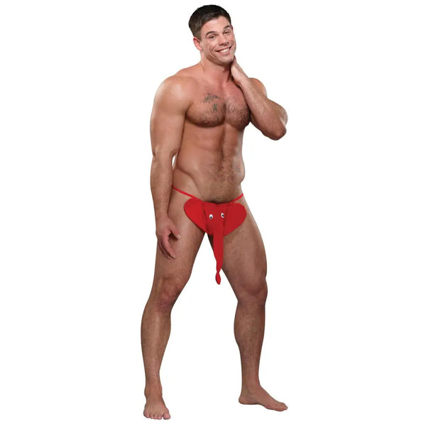 Male Power Squeaker Elephant G-String - Extreme Toyz Singapore - https://extremetoyz.com.sg - Sex Toys and Lingerie Online Store - Bondage Gear / Vibrators / Electrosex Toys / Wireless Remote Control Vibes / Sexy Lingerie and Role Play / BDSM / Dungeon Furnitures / Dildos and Strap Ons &nbsp;/ Anal and Prostate Massagers / Anal Douche and Cleaning Aide / Delay Sprays and Gels / Lubricants and more...