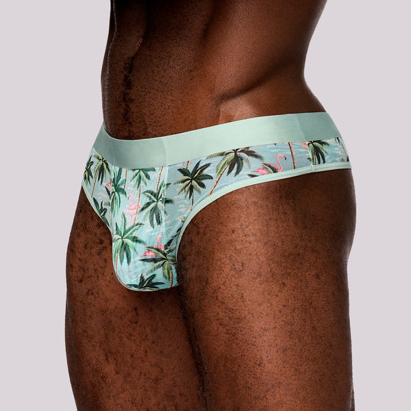 Male Power Flamingo Sheer Prints Thong - Extreme Toyz Singapore - https://extremetoyz.com.sg - Sex Toys and Lingerie Online Store - Bondage Gear / Vibrators / Electrosex Toys / Wireless Remote Control Vibes / Sexy Lingerie and Role Play / BDSM / Dungeon Furnitures / Dildos and Strap Ons &nbsp;/ Anal and Prostate Massagers / Anal Douche and Cleaning Aide / Delay Sprays and Gels / Lubricants and more...