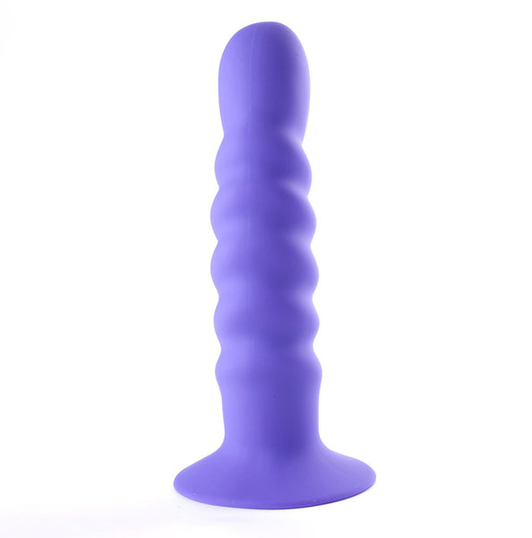 Maia Toys KENDALL Silicone Dong Swirled Satin Finish - Neon Purple - Extreme Toyz Singapore - https://extremetoyz.com.sg - Sex Toys and Lingerie Online Store - Bondage Gear / Vibrators / Electrosex Toys / Wireless Remote Control Vibes / Sexy Lingerie and Role Play / BDSM / Dungeon Furnitures / Dildos and Strap Ons &nbsp;/ Anal and Prostate Massagers / Anal Douche and Cleaning Aide / Delay Sprays and Gels / Lubricants and more...