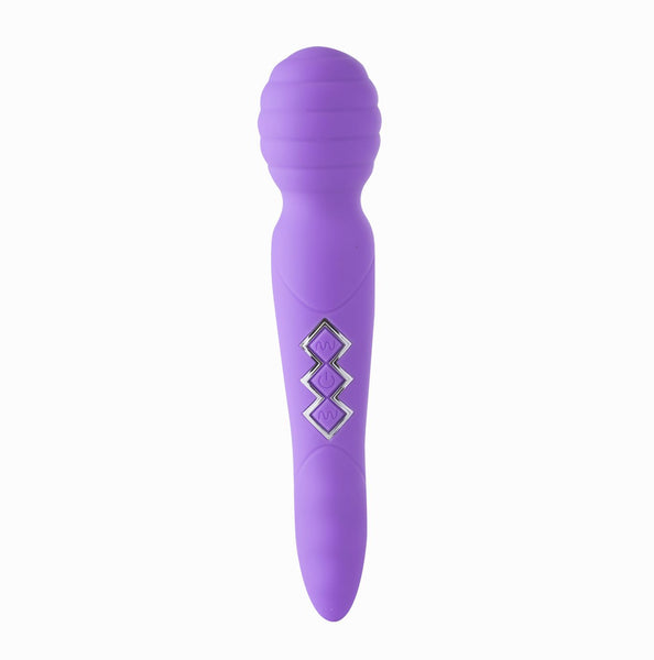 Maia Toys ZOE Twisty USB Rechargeable Dual Vibrating Pleasure Wand - Purple - Extreme Toyz Singapore - https://extremetoyz.com.sg - Sex Toys and Lingerie Online Store - Bondage Gear / Vibrators / Electrosex Toys / Wireless Remote Control Vibes / Sexy Lingerie and Role Play / BDSM / Dungeon Furnitures / Dildos and Strap Ons &nbsp;/ Anal and Prostate Massagers / Anal Douche and Cleaning Aide / Delay Sprays and Gels / Lubricants and more...