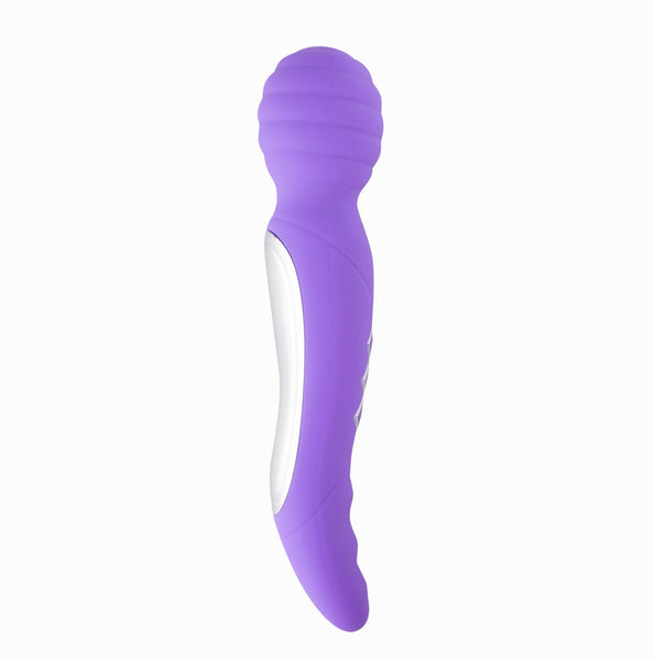 Maia Toys ZOE Twisty USB Rechargeable Dual Vibrating Pleasure Wand - Purple - Extreme Toyz Singapore - https://extremetoyz.com.sg - Sex Toys and Lingerie Online Store - Bondage Gear / Vibrators / Electrosex Toys / Wireless Remote Control Vibes / Sexy Lingerie and Role Play / BDSM / Dungeon Furnitures / Dildos and Strap Ons &nbsp;/ Anal and Prostate Massagers / Anal Douche and Cleaning Aide / Delay Sprays and Gels / Lubricants and more...