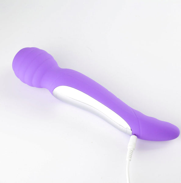 Maia Toys ZOE Twisty USB Rechargeable Dual Vibrating Pleasure Wand - Purple - Extreme Toyz Singapore - https://extremetoyz.com.sg - Sex Toys and Lingerie Online Store - Bondage Gear / Vibrators / Electrosex Toys / Wireless Remote Control Vibes / Sexy Lingerie and Role Play / BDSM / Dungeon Furnitures / Dildos and Strap Ons &nbsp;/ Anal and Prostate Massagers / Anal Douche and Cleaning Aide / Delay Sprays and Gels / Lubricants and more...