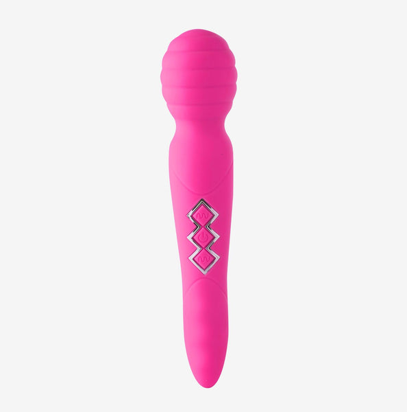 Maia Toys ZOE Twisty USB Rechargeable Dual Vibrating Pleasure Wand - Pink - Extreme Toyz Singapore - https://extremetoyz.com.sg - Sex Toys and Lingerie Online Store - Bondage Gear / Vibrators / Electrosex Toys / Wireless Remote Control Vibes / Sexy Lingerie and Role Play / BDSM / Dungeon Furnitures / Dildos and Strap Ons &nbsp;/ Anal and Prostate Massagers / Anal Douche and Cleaning Aide / Delay Sprays and Gels / Lubricants and more...