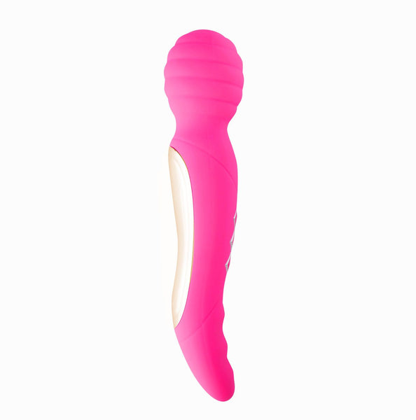 Maia Toys ZOE Twisty USB Rechargeable Dual Vibrating Pleasure Wand - Pink - Extreme Toyz Singapore - https://extremetoyz.com.sg - Sex Toys and Lingerie Online Store - Bondage Gear / Vibrators / Electrosex Toys / Wireless Remote Control Vibes / Sexy Lingerie and Role Play / BDSM / Dungeon Furnitures / Dildos and Strap Ons &nbsp;/ Anal and Prostate Massagers / Anal Douche and Cleaning Aide / Delay Sprays and Gels / Lubricants and more...