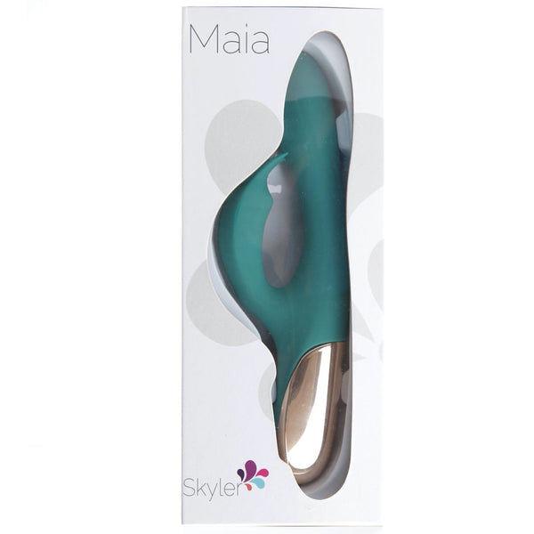 Maia Toys SKYLER USB Rechargeable Silicone Bendable Rabbit Vibrator - Extreme Toyz Singapore - https://extremetoyz.com.sg - Sex Toys and Lingerie Online Store - Bondage Gear / Vibrators / Electrosex Toys / Wireless Remote Control Vibes / Sexy Lingerie and Role Play / BDSM / Dungeon Furnitures / Dildos and Strap Ons &nbsp;/ Anal and Prostate Massagers / Anal Douche and Cleaning Aide / Delay Sprays and Gels / Lubricants and more...