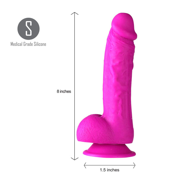 Maia Toys JOSI 8" Silicone Realistic Suction Cup Dong - Extreme Toyz Singapore - https://extremetoyz.com.sg - Sex Toys and Lingerie Online Store - Bondage Gear / Vibrators / Electrosex Toys / Wireless Remote Control Vibes / Sexy Lingerie and Role Play / BDSM / Dungeon Furnitures / Dildos and Strap Ons &nbsp;/ Anal and Prostate Massagers / Anal Douche and Cleaning Aide / Delay Sprays and Gels / Lubricants and more...