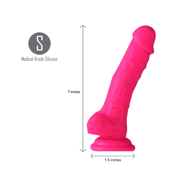 Maia Toys BILLEE 7" Silicone Realistic Suction Cup Dong - Extreme Toyz Singapore - https://extremetoyz.com.sg - Sex Toys and Lingerie Online Store - Bondage Gear / Vibrators / Electrosex Toys / Wireless Remote Control Vibes / Sexy Lingerie and Role Play / BDSM / Dungeon Furnitures / Dildos and Strap Ons &nbsp;/ Anal and Prostate Massagers / Anal Douche and Cleaning Aide / Delay Sprays and Gels / Lubricants and more...