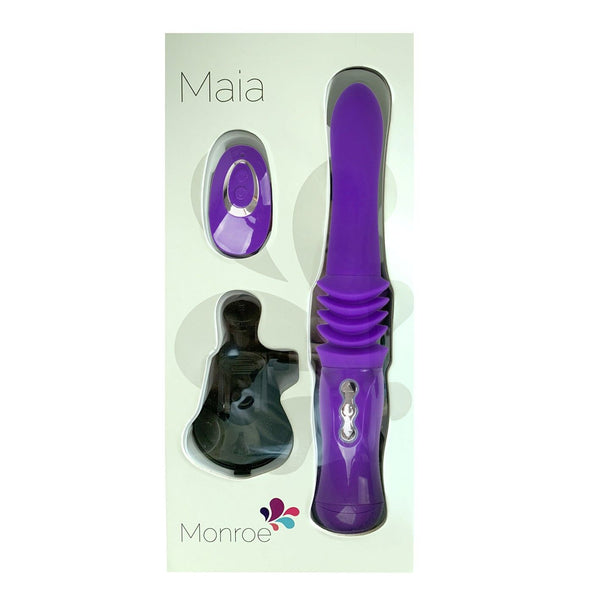 Maia Toys MONROE Remote Control USB Rechargeable Hands-Free Silicone Thrusting Portable Love Machine - Extreme Toyz Singapore - https://extremetoyz.com.sg - Sex Toys and Lingerie Online Store - Bondage Gear / Vibrators / Electrosex Toys / Wireless Remote Control Vibes / Sexy Lingerie and Role Play / BDSM / Dungeon Furnitures / Dildos and Strap Ons &nbsp;/ Anal and Prostate Massagers / Anal Douche and Cleaning Aide / Delay Sprays and Gels / Lubricants and more...