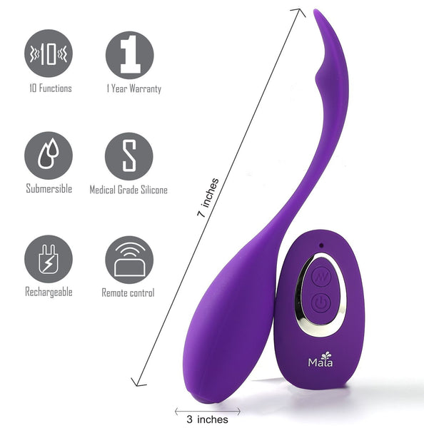 Maia Toys SYRENE Remote Control Luxury USB Rechargeable G-Spot Vibrator - Extreme Toyz Singapore - https://extremetoyz.com.sg - Sex Toys and Lingerie Online Store - Bondage Gear / Vibrators / Electrosex Toys / Wireless Remote Control Vibes / Sexy Lingerie and Role Play / BDSM / Dungeon Furnitures / Dildos and Strap Ons &nbsp;/ Anal and Prostate Massagers / Anal Douche and Cleaning Aide / Delay Sprays and Gels / Lubricants and more...