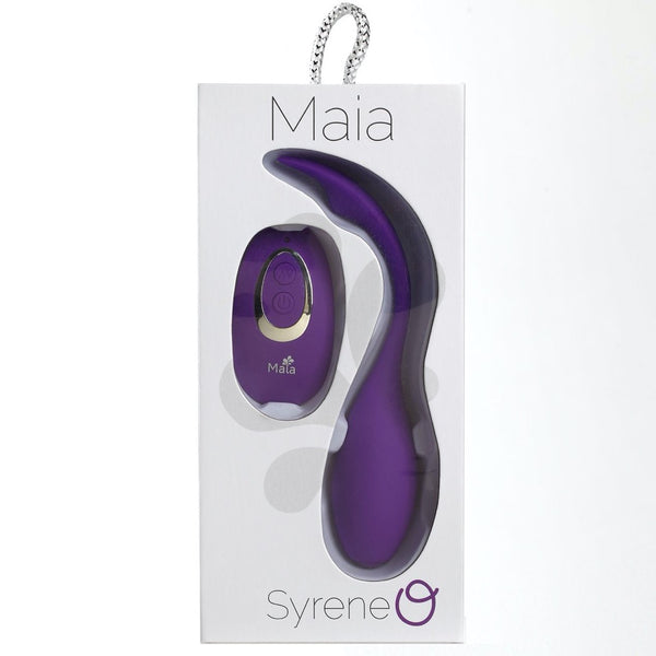 Maia Toys SYRENE Remote Control Luxury USB Rechargeable G-Spot Vibrator - Extreme Toyz Singapore - https://extremetoyz.com.sg - Sex Toys and Lingerie Online Store - Bondage Gear / Vibrators / Electrosex Toys / Wireless Remote Control Vibes / Sexy Lingerie and Role Play / BDSM / Dungeon Furnitures / Dildos and Strap Ons &nbsp;/ Anal and Prostate Massagers / Anal Douche and Cleaning Aide / Delay Sprays and Gels / Lubricants and more...