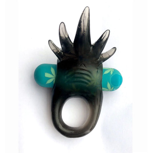 Maia Toys 420 Series ZIGGY POT LEAF USB Rechargeable Vibrating Erection Enhancer Ring - Extreme Toyz Singapore - https://extremetoyz.com.sg - Sex Toys and Lingerie Online Store - Bondage Gear / Vibrators / Electrosex Toys / Wireless Remote Control Vibes / Sexy Lingerie and Role Play / BDSM / Dungeon Furnitures / Dildos and Strap Ons &nbsp;/ Anal and Prostate Massagers / Anal Douche and Cleaning Aide / Delay Sprays and Gels / Lubricants and more...