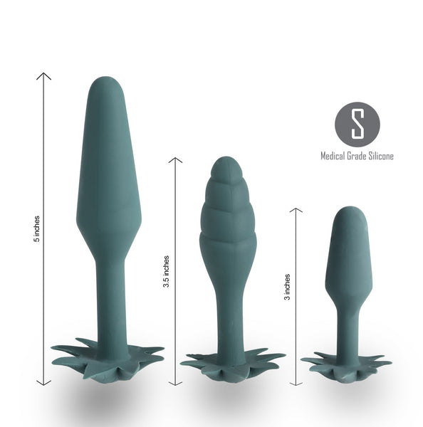 Maia Toys 420 Series DOOBIES POT Leaf Anal Trainer Silicone Set - Extreme Toyz Singapore - https://extremetoyz.com.sg - Sex Toys and Lingerie Online Store - Bondage Gear / Vibrators / Electrosex Toys / Wireless Remote Control Vibes / Sexy Lingerie and Role Play / BDSM / Dungeon Furnitures / Dildos and Strap Ons &nbsp;/ Anal and Prostate Massagers / Anal Douche and Cleaning Aide / Delay Sprays and Gels / Lubricants and more...