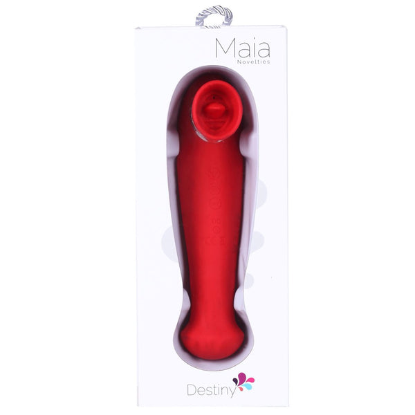 Maia Toys DESTINY 15-Function Rechargeable Suction + Vibration + 3 Motors Clitoral Stimulator - Extreme Toyz Singapore - https://extremetoyz.com.sg - Sex Toys and Lingerie Online Store - Bondage Gear / Vibrators / Electrosex Toys / Wireless Remote Control Vibes / Sexy Lingerie and Role Play / BDSM / Dungeon Furnitures / Dildos and Strap Ons &nbsp;/ Anal and Prostate Massagers / Anal Douche and Cleaning Aide / Delay Sprays and Gels / Lubricants and more...