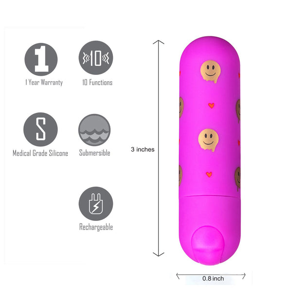 Maia Toys GIGGLY USB Rechargeable Super Charged Mini Bullet - Extreme Toyz Singapore - https://extremetoyz.com.sg - Sex Toys and Lingerie Online Store - Bondage Gear / Vibrators / Electrosex Toys / Wireless Remote Control Vibes / Sexy Lingerie and Role Play / BDSM / Dungeon Furnitures / Dildos and Strap Ons &nbsp;/ Anal and Prostate Massagers / Anal Douche and Cleaning Aide / Delay Sprays and Gels / Lubricants and more...