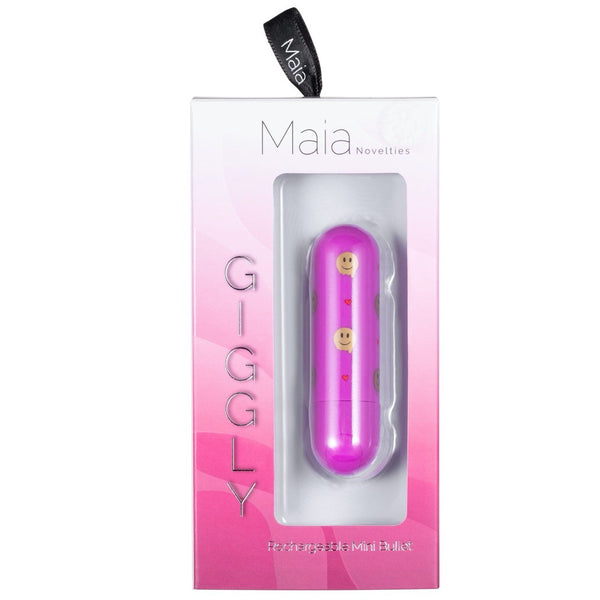 Maia Toys GIGGLY USB Rechargeable Super Charged Mini Bullet - Extreme Toyz Singapore - https://extremetoyz.com.sg - Sex Toys and Lingerie Online Store - Bondage Gear / Vibrators / Electrosex Toys / Wireless Remote Control Vibes / Sexy Lingerie and Role Play / BDSM / Dungeon Furnitures / Dildos and Strap Ons &nbsp;/ Anal and Prostate Massagers / Anal Douche and Cleaning Aide / Delay Sprays and Gels / Lubricants and more...