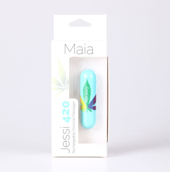 Maia Toys 420 Series JESSI USB Rechargeable Super Charged Mini Bullet - Teal Blue - Extreme Toyz Singapore - https://extremetoyz.com.sg - Sex Toys and Lingerie Online Store - Bondage Gear / Vibrators / Electrosex Toys / Wireless Remote Control Vibes / Sexy Lingerie and Role Play / BDSM / Dungeon Furnitures / Dildos and Strap Ons &nbsp;/ Anal and Prostate Massagers / Anal Douche and Cleaning Aide / Delay Sprays and Gels / Lubricants and more...