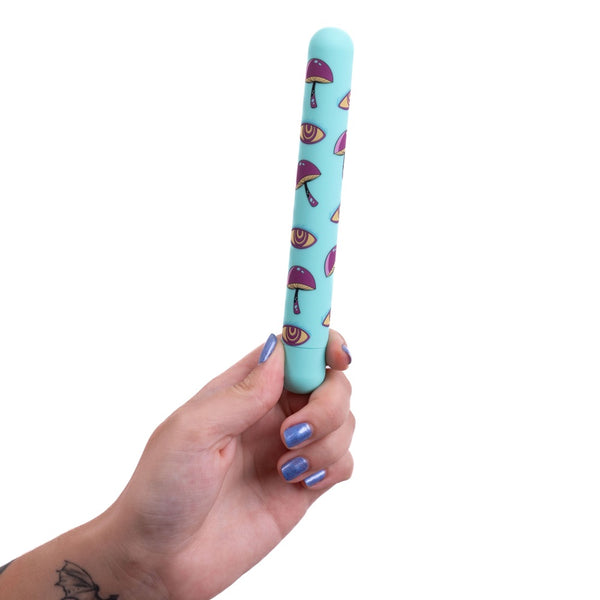 Maia Toys LUCY Mushroom Pattern Rechargeable X-Long Bullet - Extreme Toyz Singapore - https://extremetoyz.com.sg - Sex Toys and Lingerie Online Store - Bondage Gear / Vibrators / Electrosex Toys / Wireless Remote Control Vibes / Sexy Lingerie and Role Play / BDSM / Dungeon Furnitures / Dildos and Strap Ons &nbsp;/ Anal and Prostate Massagers / Anal Douche and Cleaning Aide / Delay Sprays and Gels / Lubricants and more...